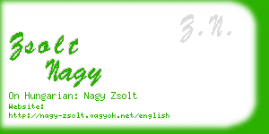zsolt nagy business card